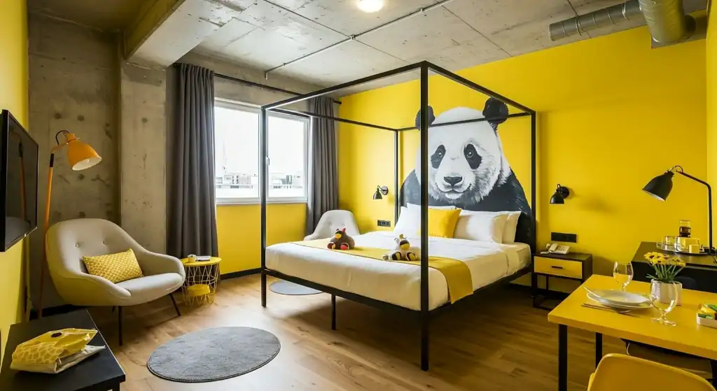 10 Bold and Brilliant Home Decor Tips Inspired by This Modern Panda-Themed Apartment