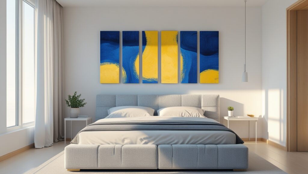 Use Blue and Yellow Artwork