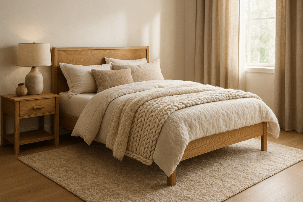 Layer Textures for a Cozy Retreat