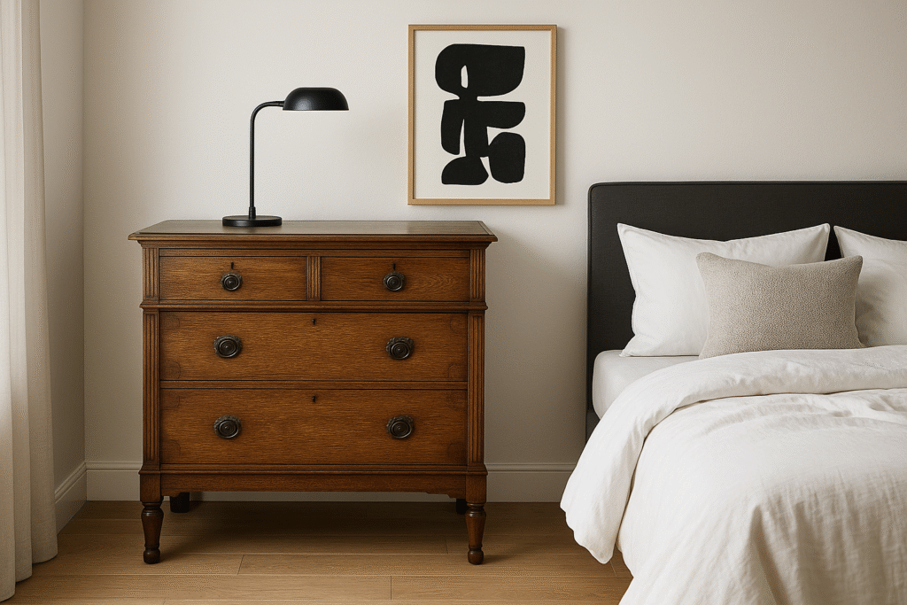 Incorporate Vintage Oak Pieces