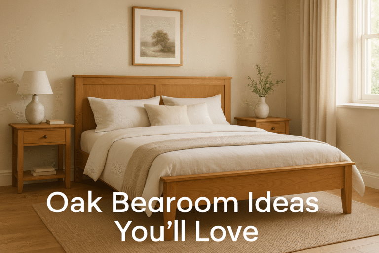 7 Stunning Bedroom Decorating Ideas with Oak Furniture for a Timeless Look