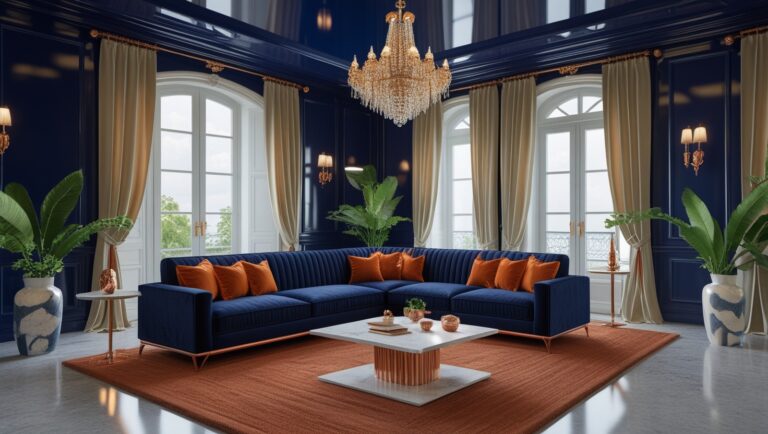Inside the Bold Beauty of Navy Blue Interiors: Luxe Design Tips You’ll Love