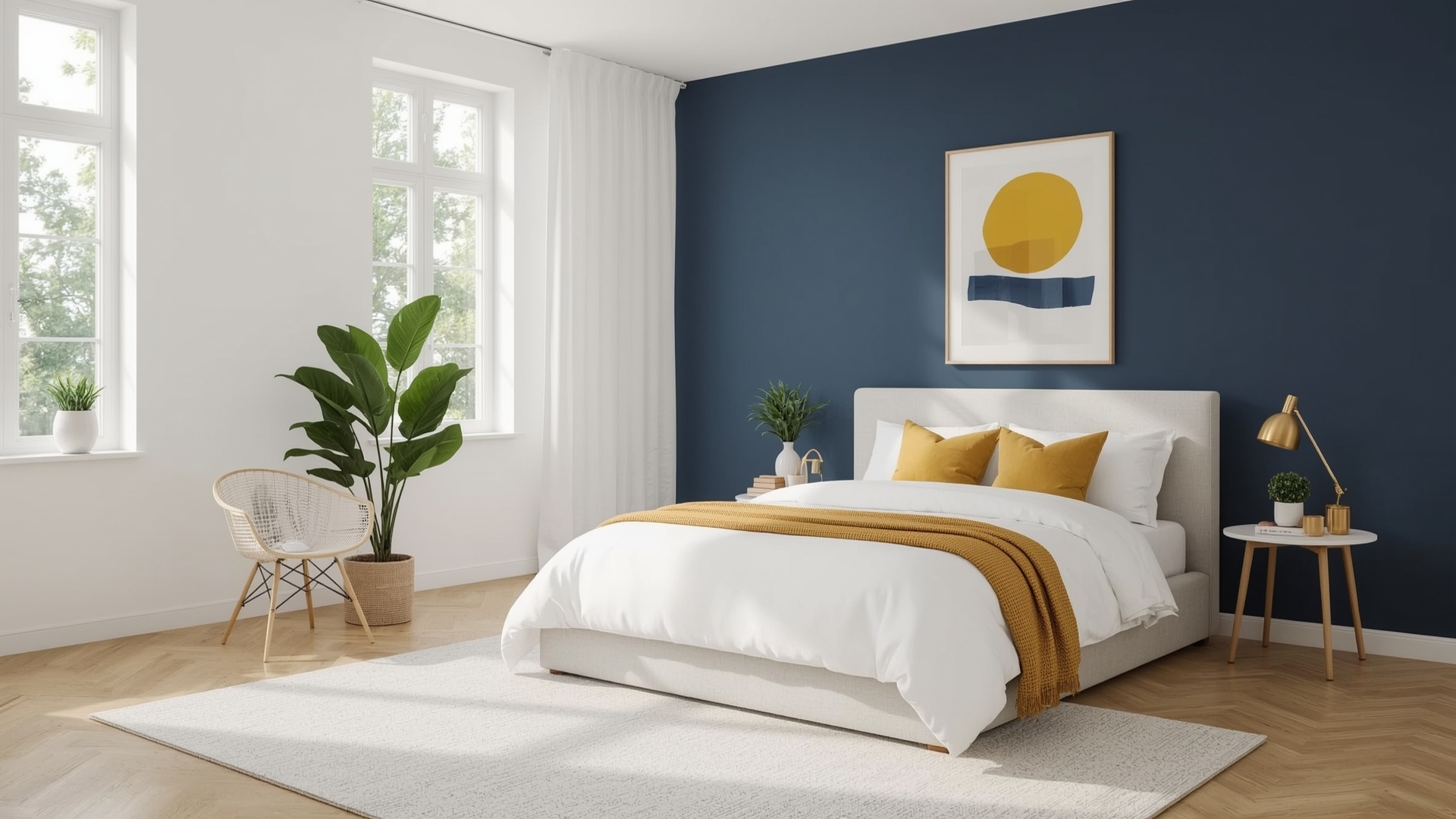 Transform Your Bedroom with These Blue and Yellow Decorating Ideas