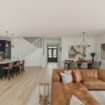 Interior colors used in open concept luxury homes